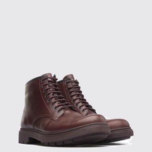 Camper Men's Size 13 Hardwood Boot K300090-001, Dark Red